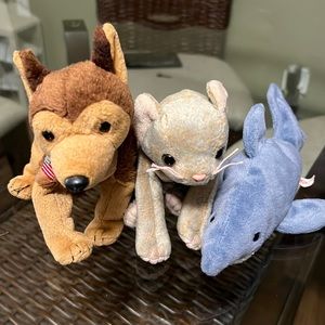Ty Beanie Baby’s without price tags.